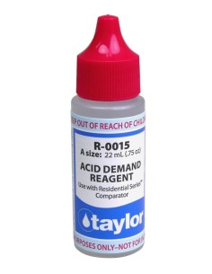 Recambio reactivo demanda de ácido de Taylor, R-0015